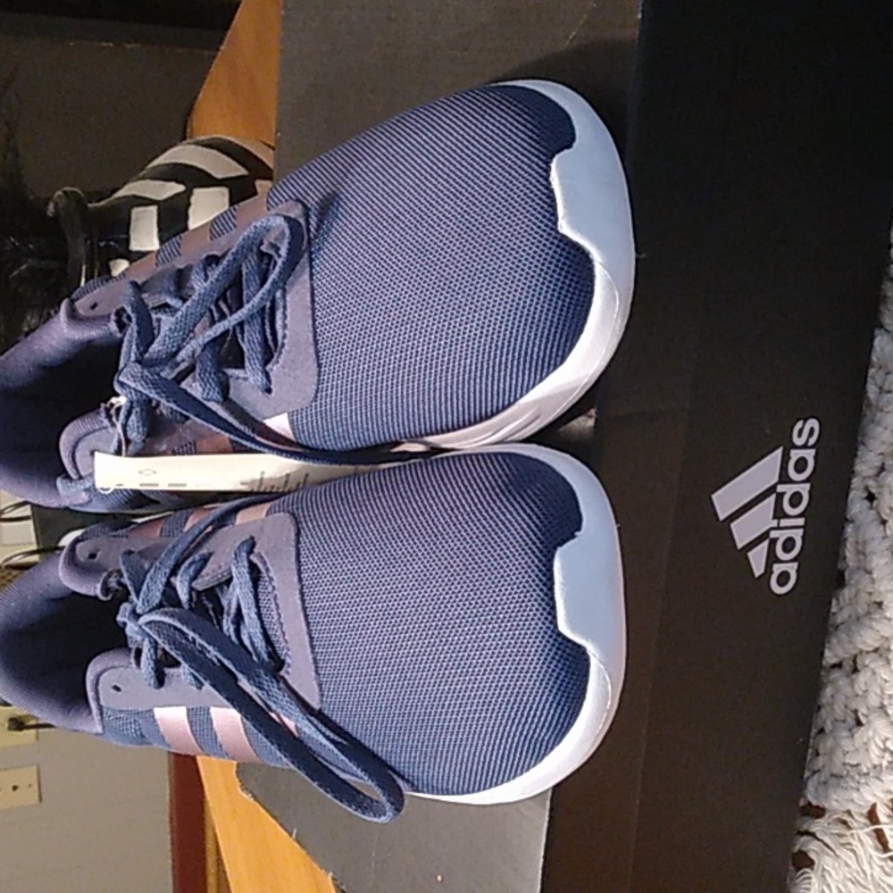 Youth Or Women's Adidas Lite Ricer 2.0 K Running Shoes - Picture 4 of 8